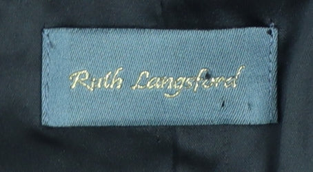 Womens UK Size 18 Ruth Langsford Regular Black Blazer