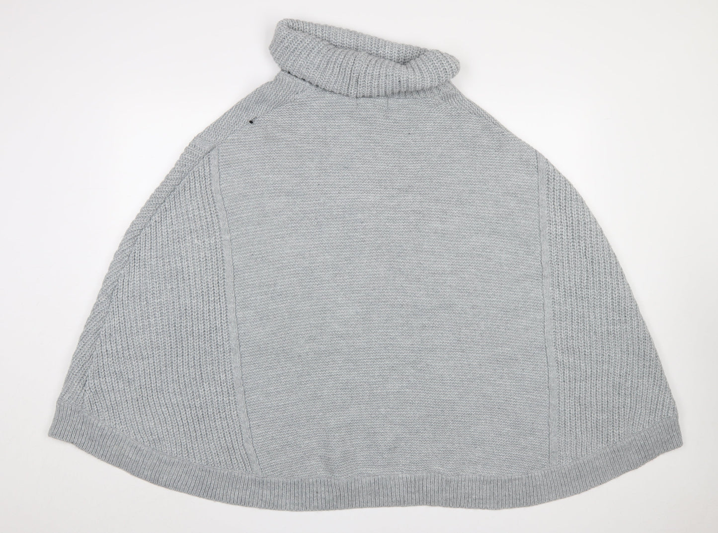 Womens UK Size L NEXT Grey Cape Jumper