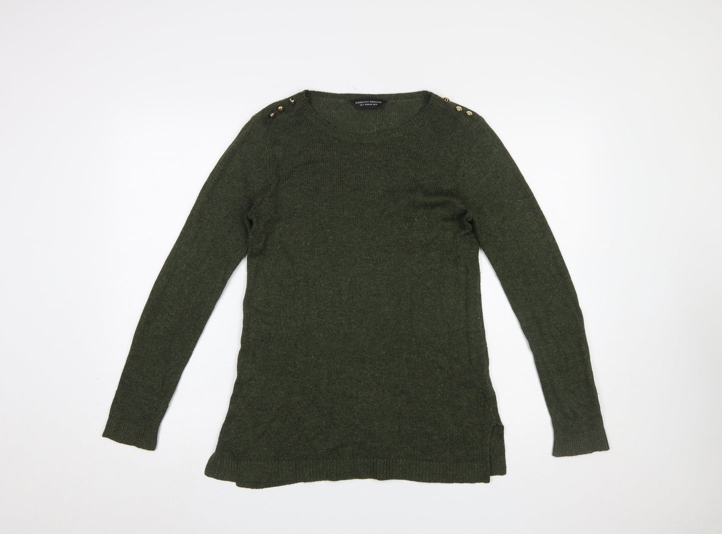 Womens UK Size 12 Dorothy Perkins Green Pullover Jumper