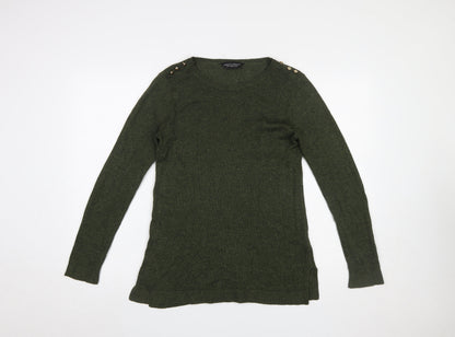 Womens UK Size 12 Dorothy Perkins Green Pullover Jumper