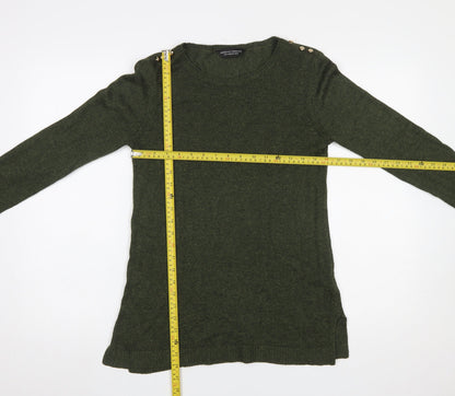 Womens UK Size 12 Dorothy Perkins Green Pullover Jumper