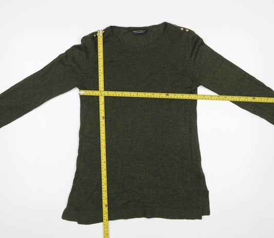 Womens UK Size 12 Dorothy Perkins Green Pullover Jumper