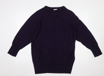 Womens UK Size L Kaliko Purple Pullover Jumper