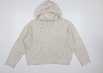 Womens UK Size M Marks and Spencer Ivory Pullover Jumper