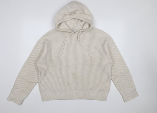 Womens UK Size M Marks and Spencer Ivory Pullover Jumper