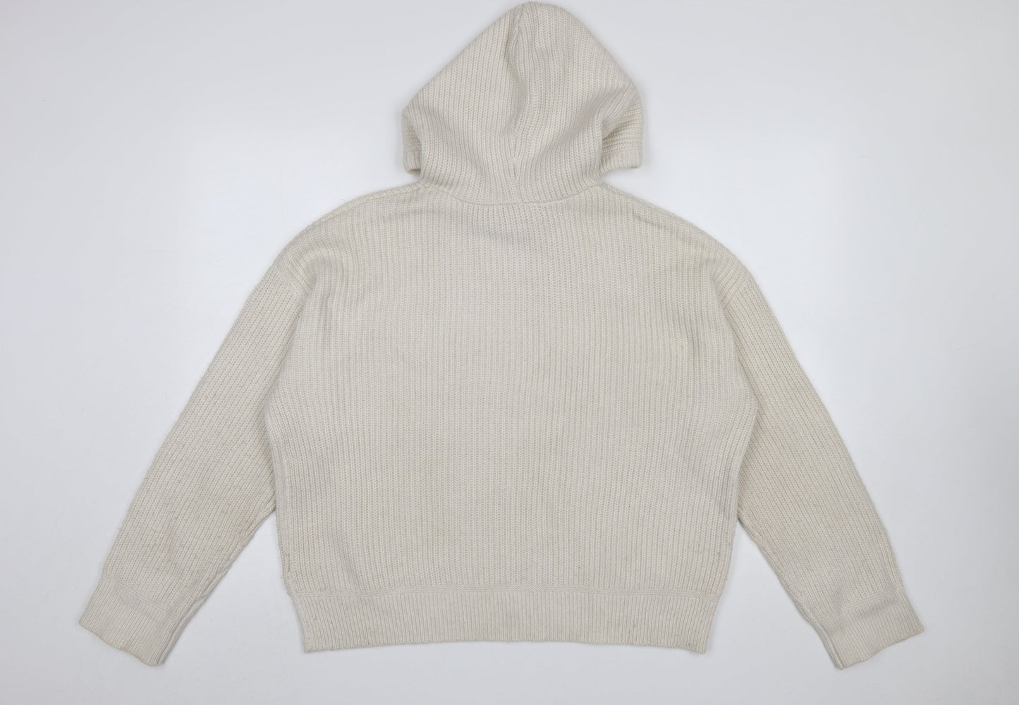 Womens UK Size M Marks and Spencer Ivory Pullover Jumper