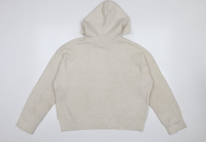Womens UK Size M Marks and Spencer Ivory Pullover Jumper