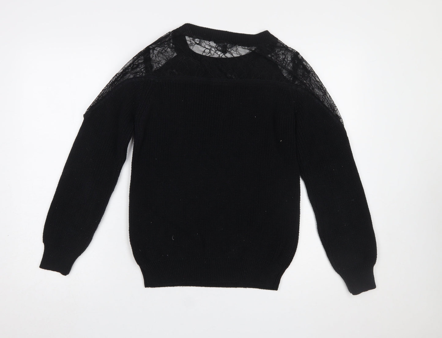 Womens UK Size 10 NEXT Black Pullover Jumper