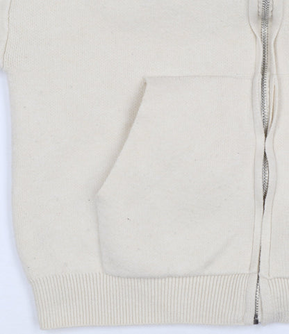 Girls UK Size 13-14 Years Zara Beige Full Zip Jumper