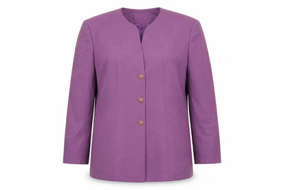 Womens UK Size 16 Jacques Vert Regular Purple Blazer