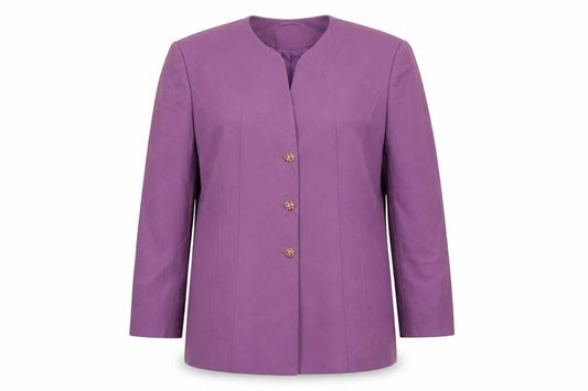 Womens UK Size 16 Jacques Vert Regular Purple Blazer