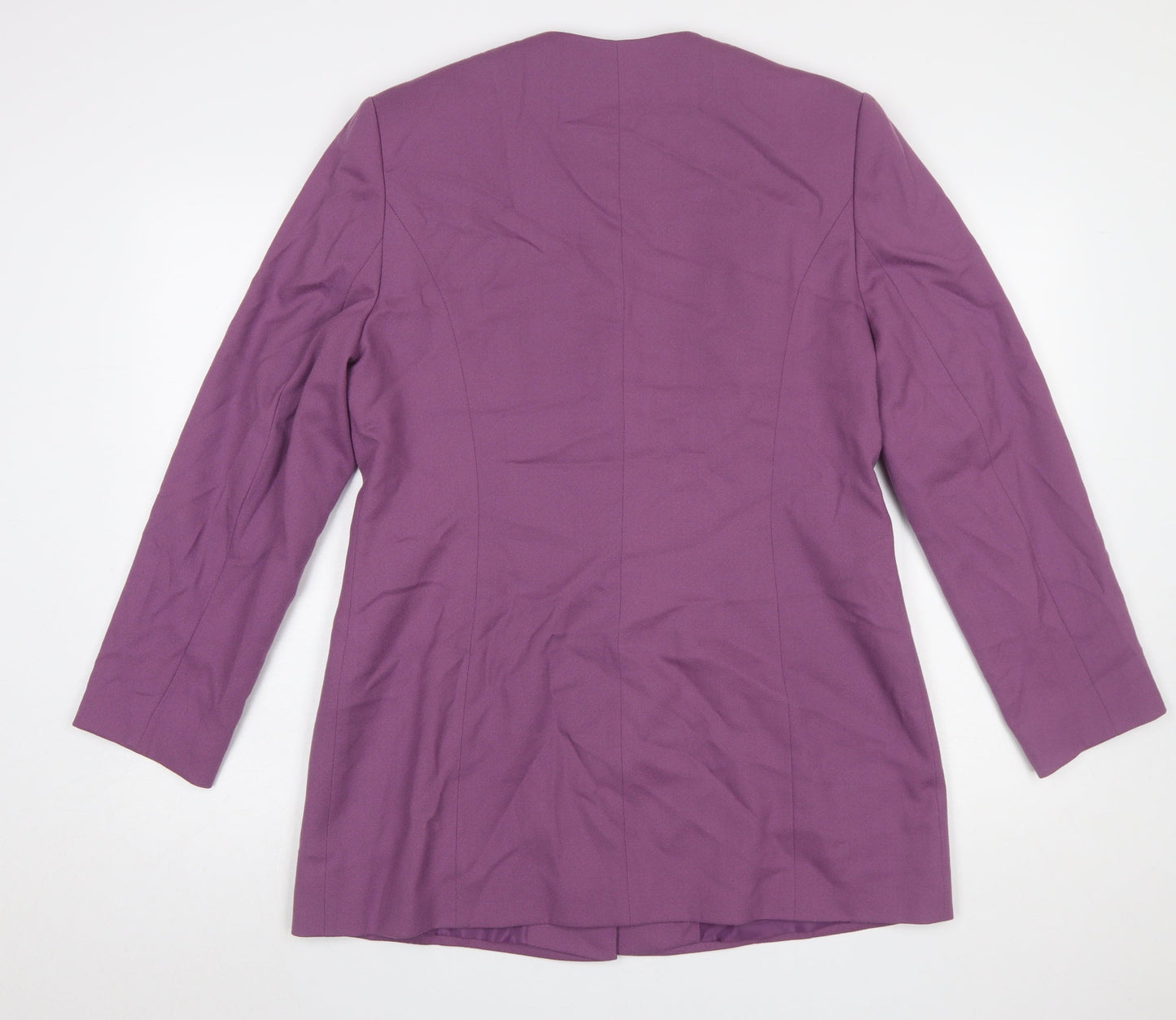 Womens UK Size 16 Jacques Vert Regular Purple Blazer