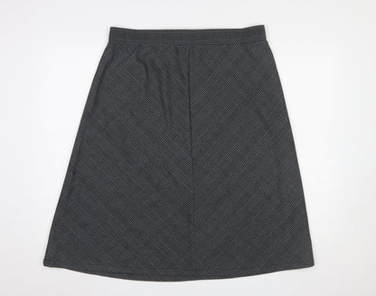 Womens UK Size 16 Cotton Traders A-Line Jersey Skirt