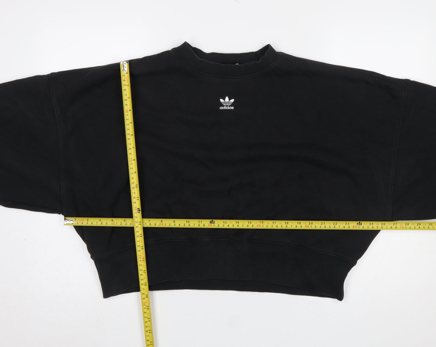 Womens UK Size 12 adidas Black Pullover Sweatshirt