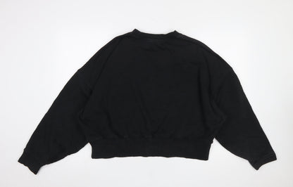 Womens UK Size 12 adidas Black Pullover Sweatshirt