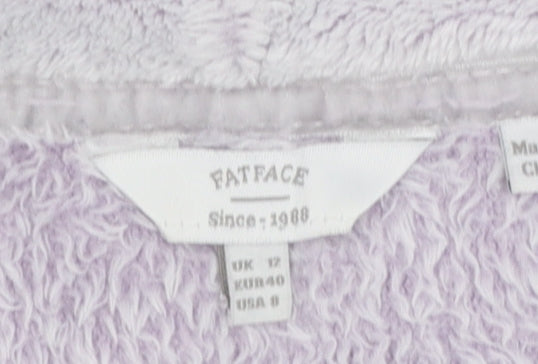Womens UK Size 12 FatFace Purple Pullover Sweatshirt