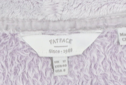 Womens UK Size 12 FatFace Purple Pullover Sweatshirt
