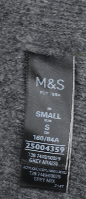 Womens UK Size S Marks and Spencer Grey Pullover Jumper