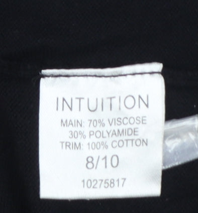 Womens UK Size 8 Intuition Black Pullover Jumper