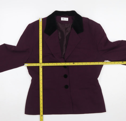 Womens UK Size 14 BHS Regular Purple Blazer