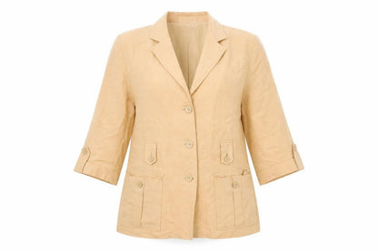 Womens UK Size 14 Mios Cassidy Regular Beige Blazer