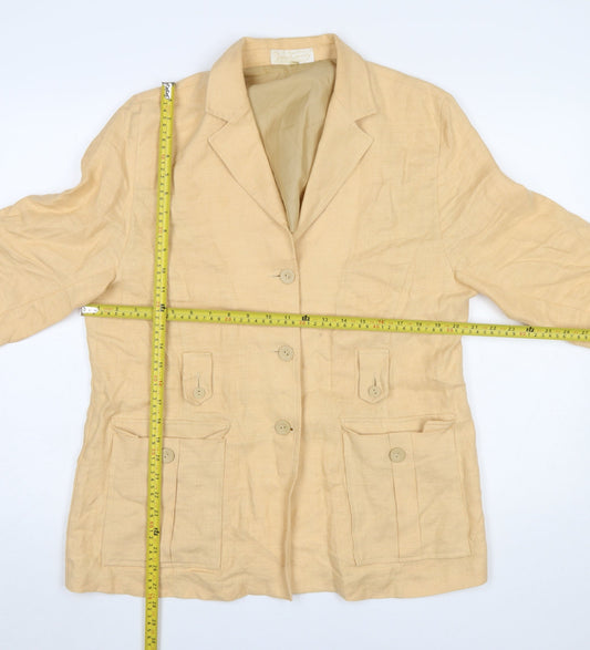 Womens UK Size 14 Mios Cassidy Regular Beige Blazer