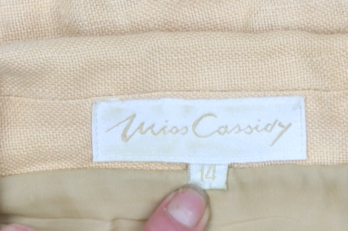 Womens UK Size 14 Mios Cassidy Regular Beige Blazer