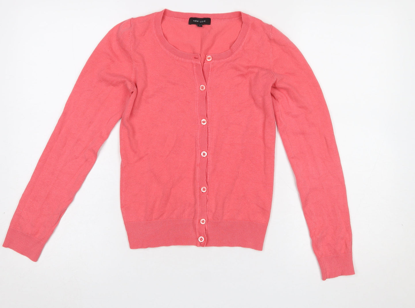 Womens UK Size 6 New Look Pink Cardigan Jumper
