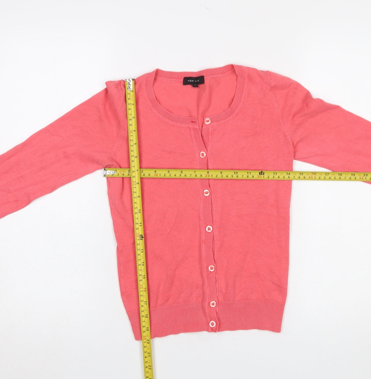 Womens UK Size 6 New Look Pink Cardigan Jumper