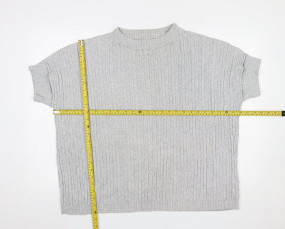 Womens UK Size 10 Betty Barclay Grey Pullover Jumper