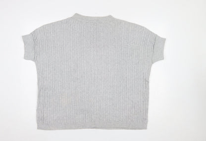 Womens UK Size 10 Betty Barclay Grey Pullover Jumper