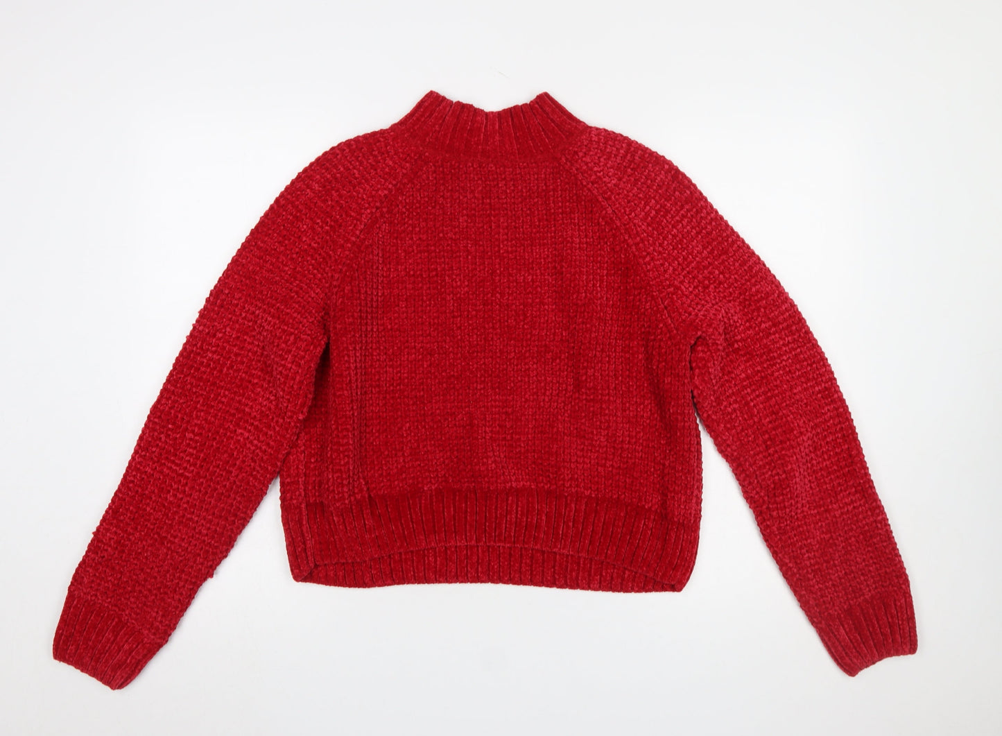 Womens UK Size 14 H&M Red Pullover Jumper