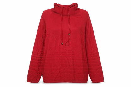 Womens UK Size L Isle Collection Red Pullover Jumper