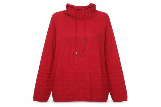 Womens UK Size L Isle Collection Red Pullover Jumper