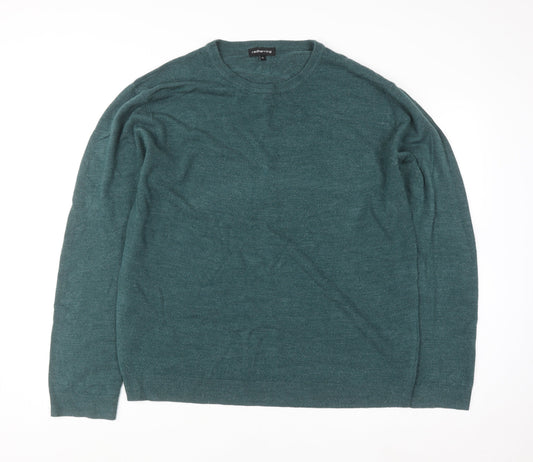 Mens UK Size XL Red Herring Green Pullover Jumper