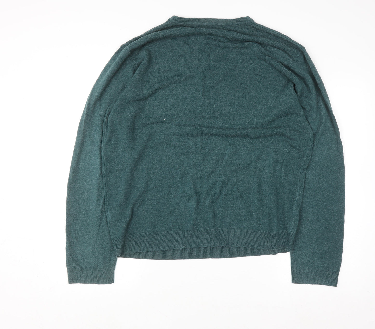 Mens UK Size XL Red Herring Green Pullover Jumper
