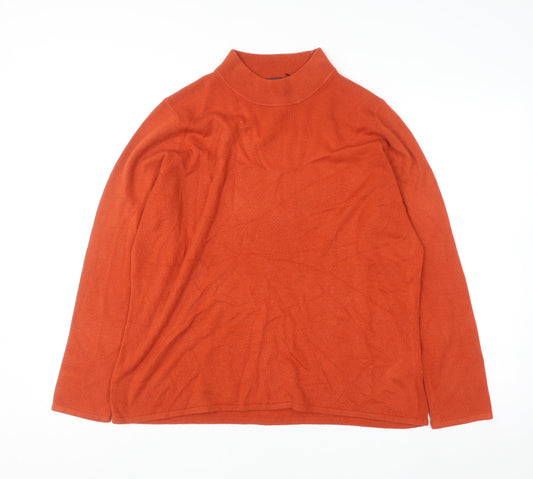 Womens UK Size 20 Plus Bonmarché Orange Pullover Jumper