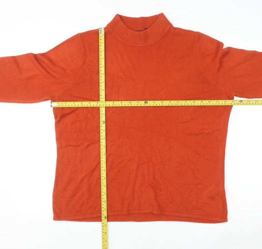 Womens UK Size 20 Plus Bonmarché Orange Pullover Jumper