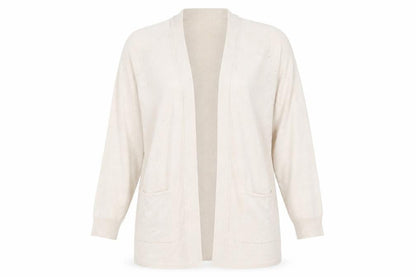 Monsoon Women’s Beige Longline Open Knit Cardigan Size S