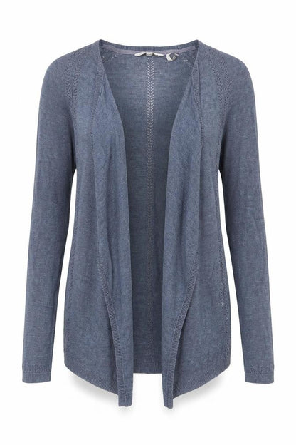Womens UK Size 8 FatFace Blue Cardigan Jumper