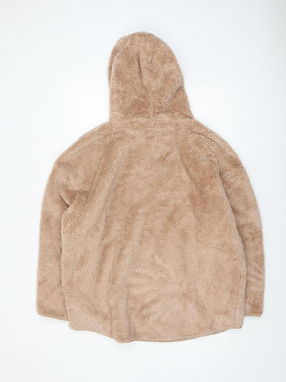 Womens UK Size M H&M Beige Pullover Hoodie