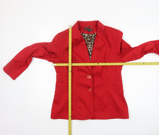 Womens UK Size 12 Joanna Hope Regular Red Blazer