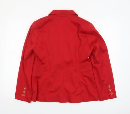 Womens UK Size 12 Joanna Hope Regular Red Blazer