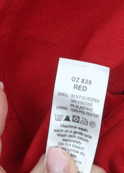 Womens UK Size 12 Joanna Hope Regular Red Blazer
