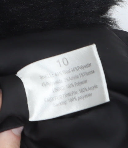 Womens UK Size 10 Therapy Grey Pea Coat