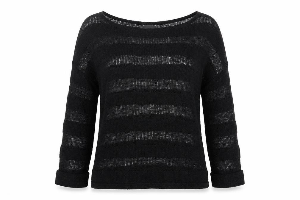 Womens UK Size 10 Topshop Black Pullover Jumper