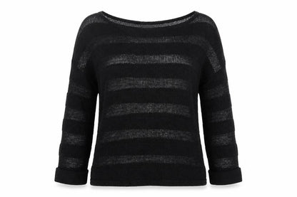 Womens UK Size 10 Topshop Black Pullover Jumper