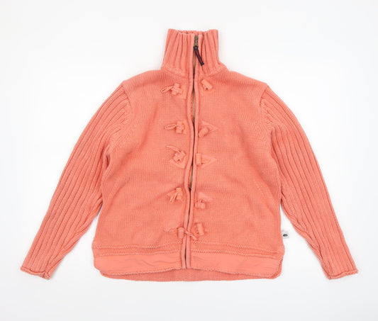 Womens UK Size 2XL Hublot Pink Full Zip Jumper