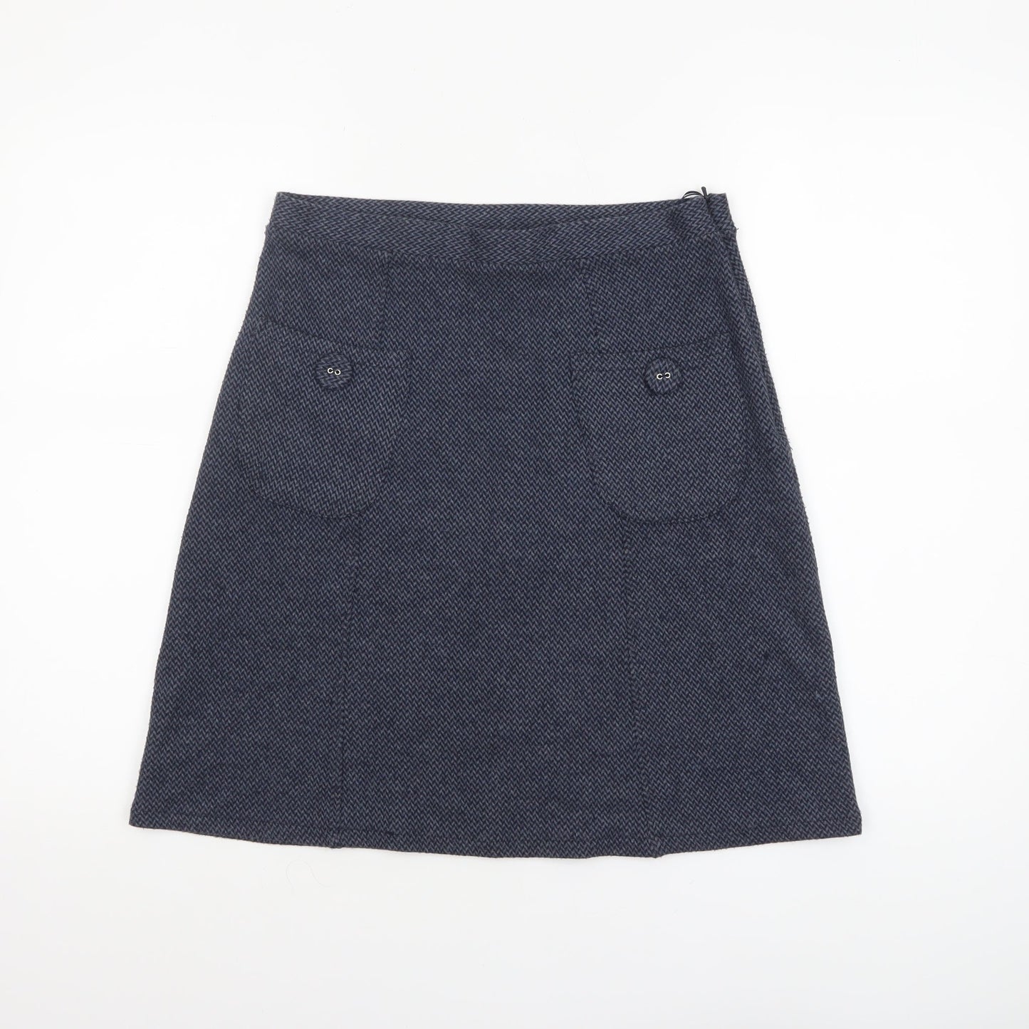 Womens UK Size 8 Pepperberry A-Line Tweed Skirt