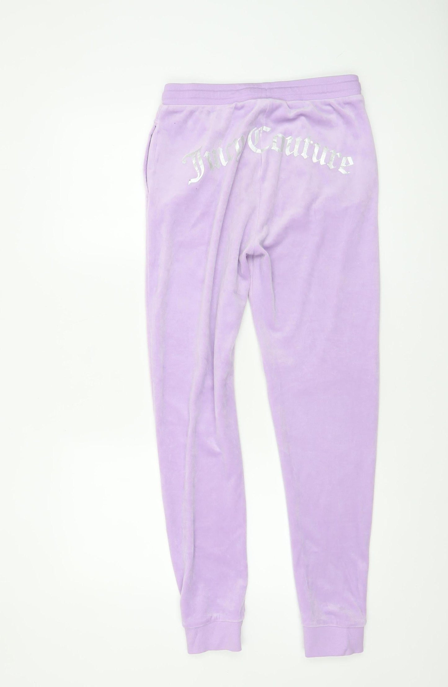 Girls UK Size 15-16 Years Juicy Couture Regular Fit Jogger Purple Trousers
